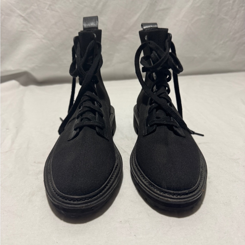 Loeffler Randall Black Lace-Up Boots